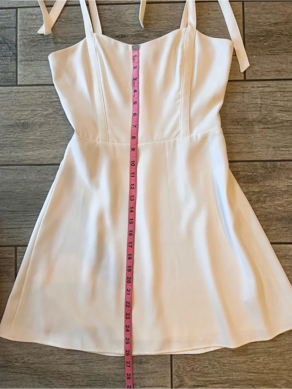 Aritzia Sunday Best Weller White Fit And Flare Mini Dress Size 4 - Picture 5 of 8